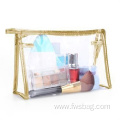 Clear Cosmetic pouch zipper bag portable cosmetics